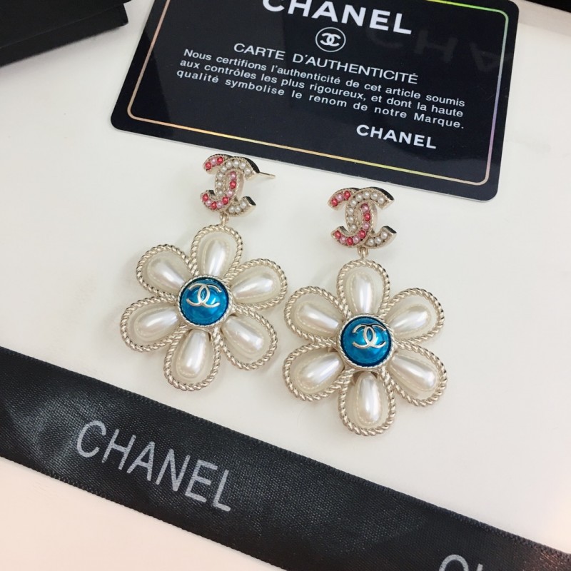 Channel Inspired Jewelry Brand Famous Flower Earrings RB554